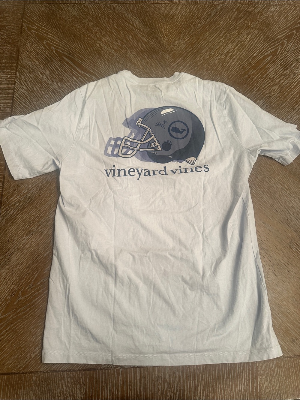 Boys XL Light blue Vineyard Vines Football Tee